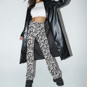 Motel Rocks Zebra Trousers (Size XS, fits like S)